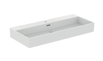 100cm washbasin, 1 taphole with overflow- T373001