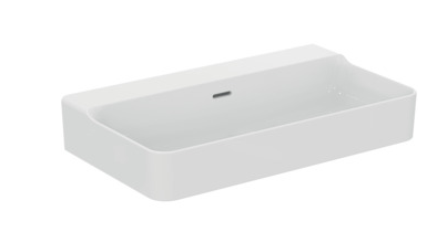 Conca 80cm washbasin, no taphole with overflow- T379401