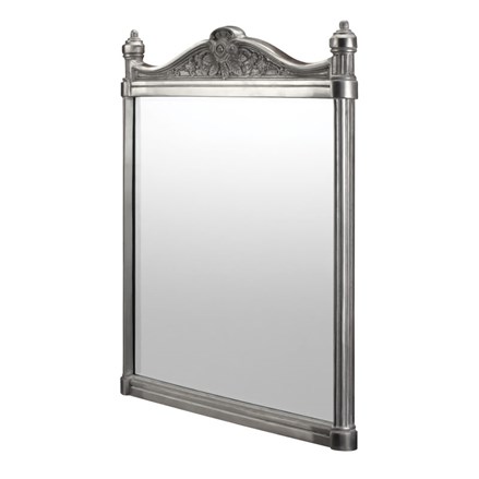Brushed Aluminium Frame Mirror