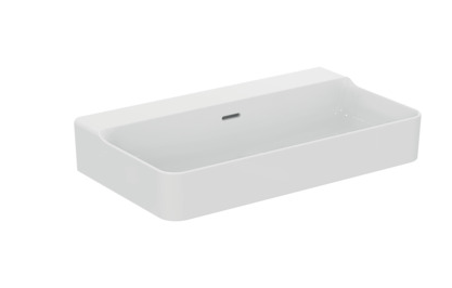 Conca 80cm washbasin, no th with overflow, ground