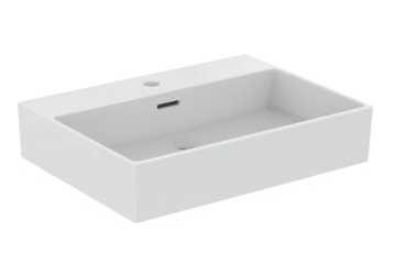 60cm washbasin, 1 th with overflow, ground