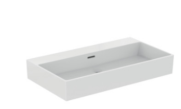 80cm washbasin, no taphole with overflow -T389801