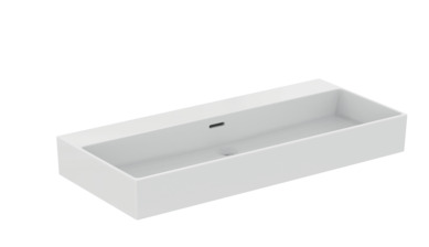 100cm washbasin, no taphole with overflow -T390401