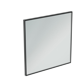 Conca 120cm Square Mirror, Black Frame