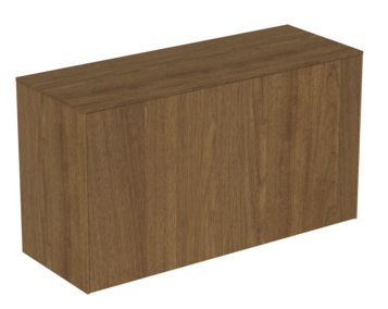 Conca 100cm wall hung washbasin unit - short projection with 1 ext drawer & 1 int drawer, no cutout