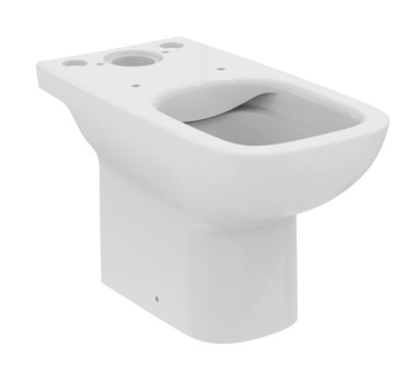 Close coupled toilet bowl with RimLS+