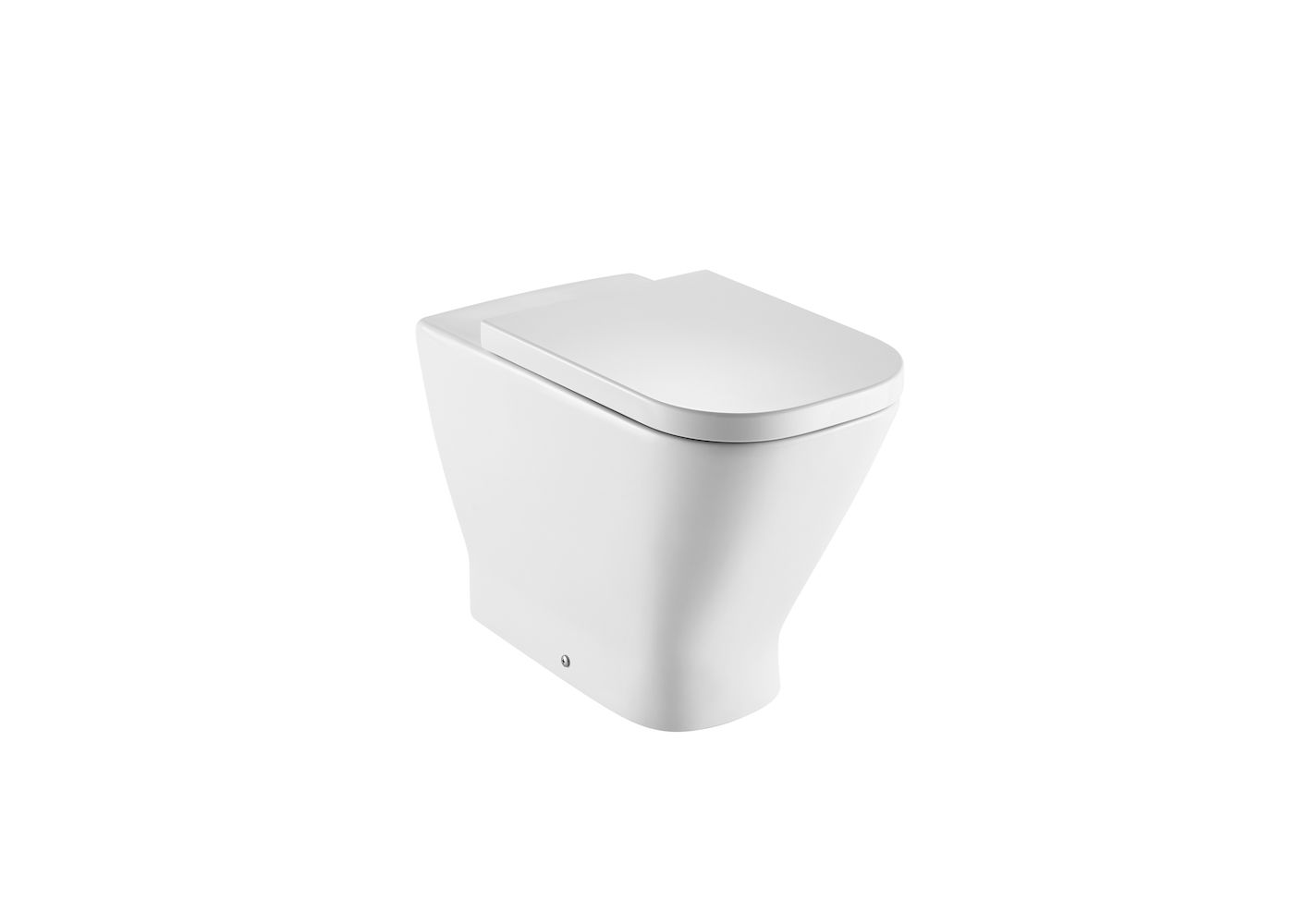 Single floorstanding Rimless WC with dual outlet-00 - WHITE