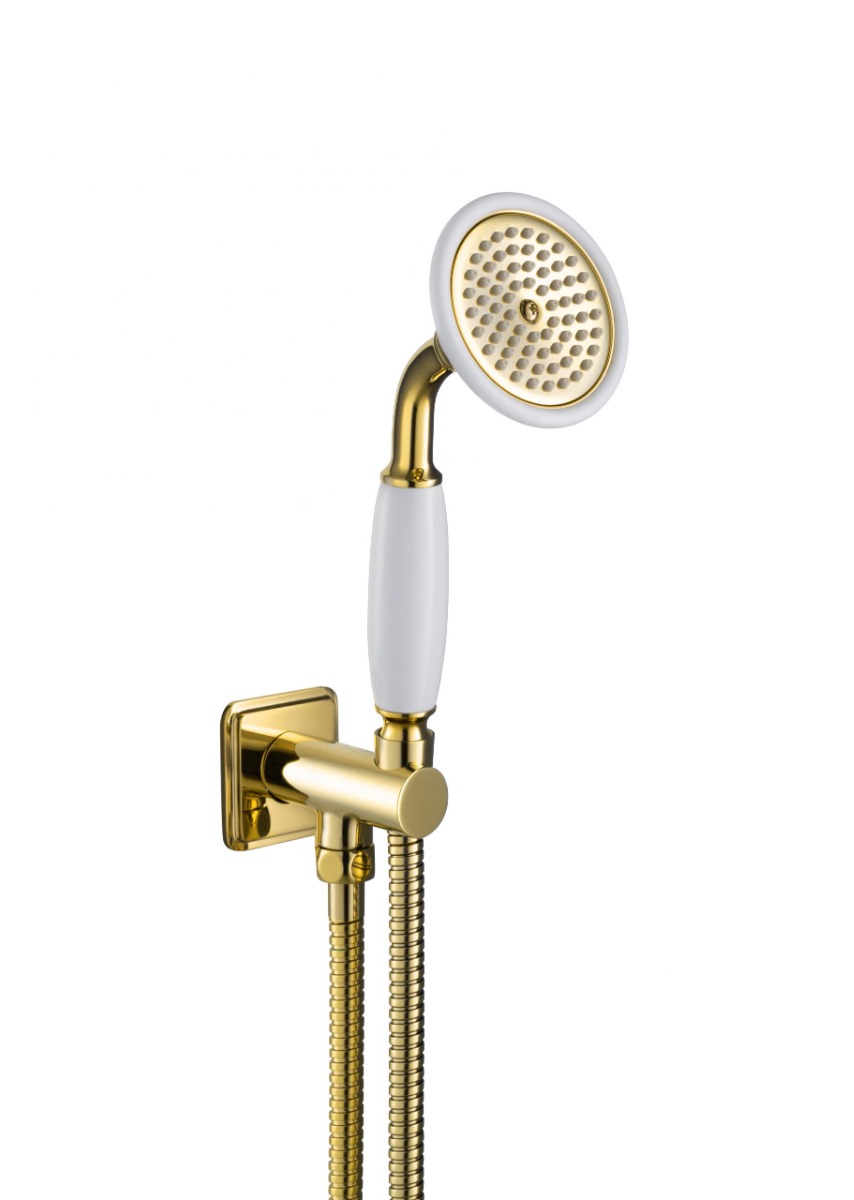 Grosvenor Water Outlet and Holder with Hand-Shower, Side Fixing Traditional/WS/G