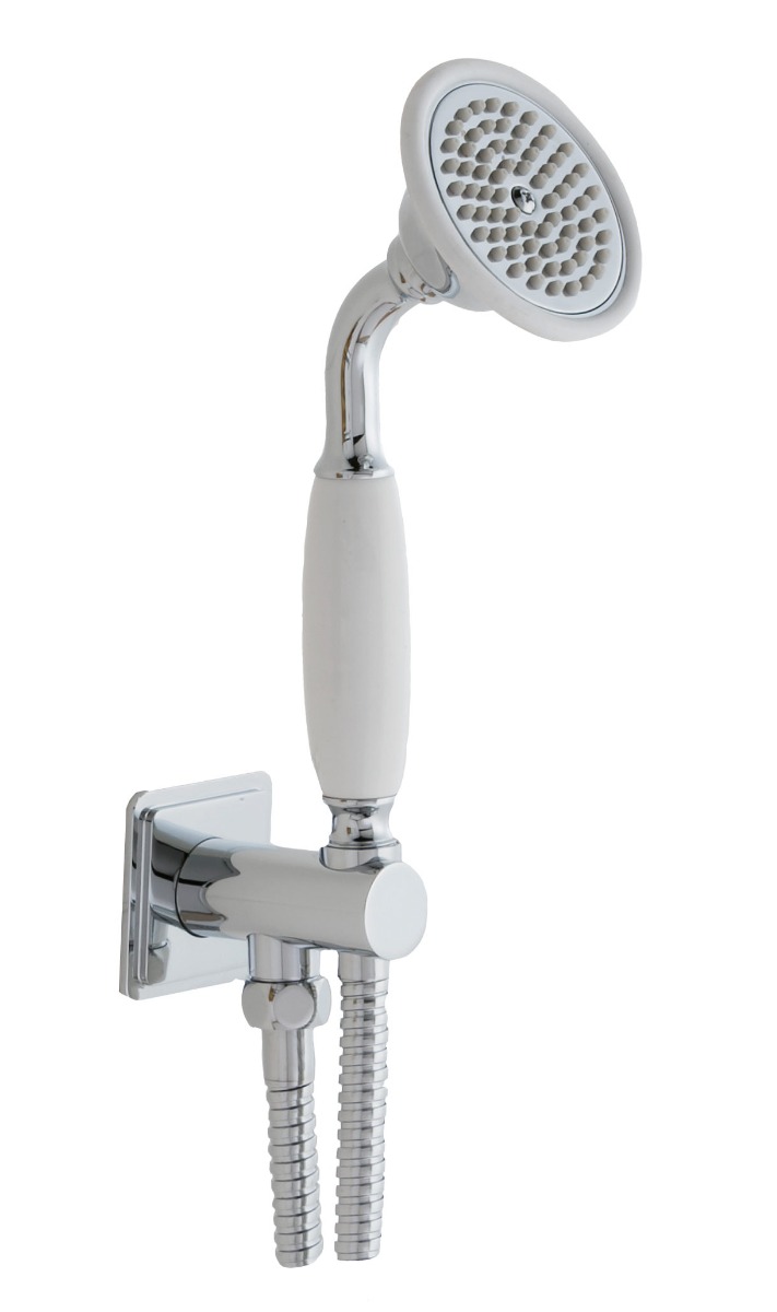 Grosvenor Water Outlet and Holder with Hand-Shower, Side Fixing Traditional/WS 1