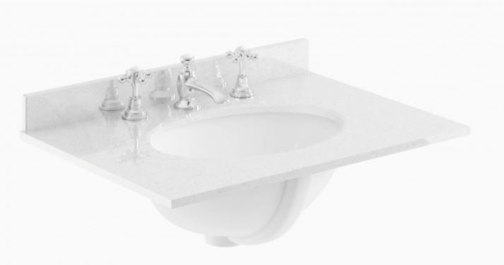 BAYC225 600MM MARBLE SINGLE BOWL 3 TAP HOLE