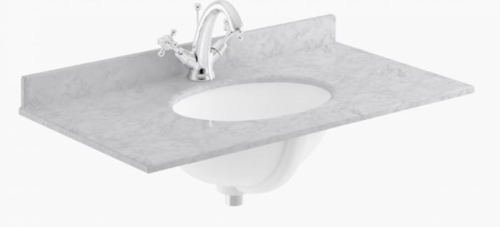 BAYC229 800MM MARBLE SINGLE BOWL 1 TAP HOLE