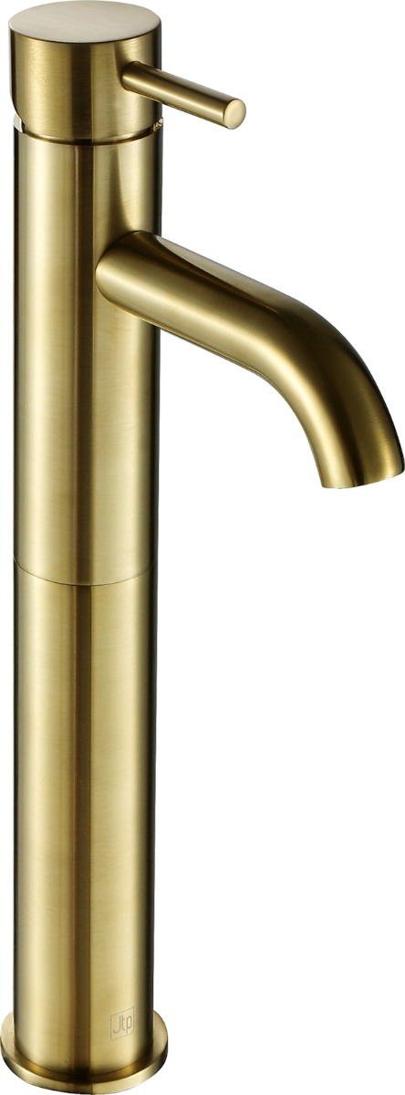 VOS Brushed Brass, Single Lever Tall Basin Mixer Brushed Bras