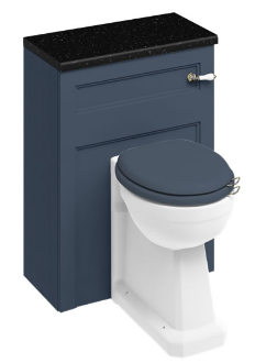 60 Back to Wall WC Unit and regal back-to-wall pan (including the cistern tank) Blue