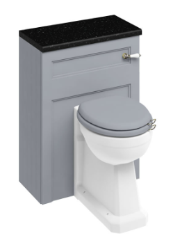 60 Back to Wall WC Unit and regal back-to-wall pan (including the cistern tank) Classic Grey
