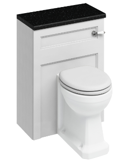 60 Back to Wall WC Unit and back-to-wall pan (including the cistern tank) Matt White