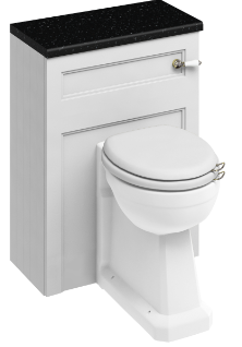 60 Back to Wall WC Unit and regal back-to-wall pan (including the cistern tank) Matt White