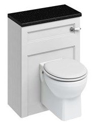 60 Wall Hung WC Unit and wall hung pan (including the cistern tank - lever flush ) Matt White