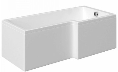 Trojan 1700mm Cube Solarna L Shower Bath Pack - Right Hand